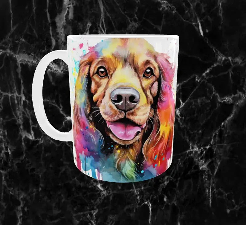 Mug Sublimation – Cocker Anglais Arc-en-Ciel & Sourire Radieux Sublimation Store