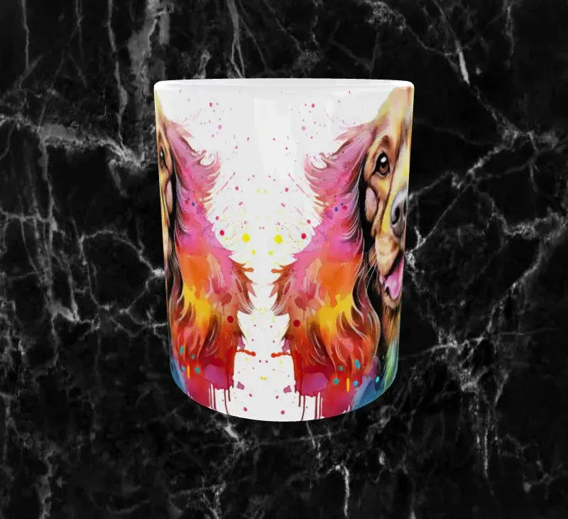 Mug Sublimation – Cocker Anglais Arc-en-Ciel & Sourire Radieux Sublimation Store