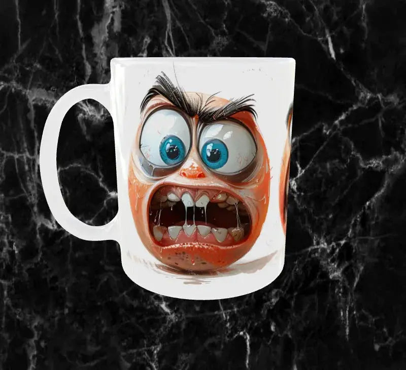 Mug Humour – Les Trois Grimaces Déjantées (Visages Expressifs & Dents XXL) Sublimation Store
