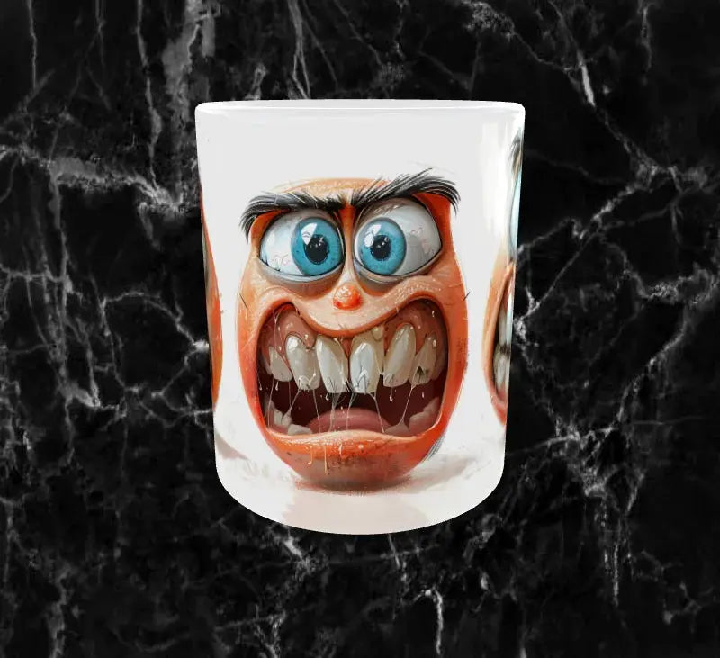 Mug Humour – Les Trois Grimaces Déjantées (Visages Expressifs & Dents XXL) Sublimation Store