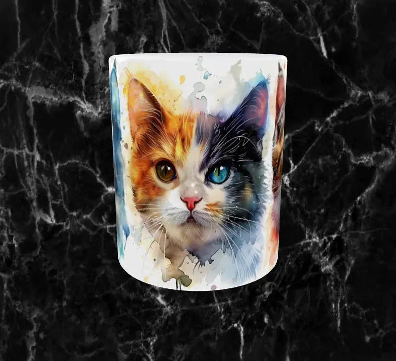 Mug Chatons Aquarelle – Trio de Petits Félins Splendides (Sublimation Haute Qualité) Sublimation Store