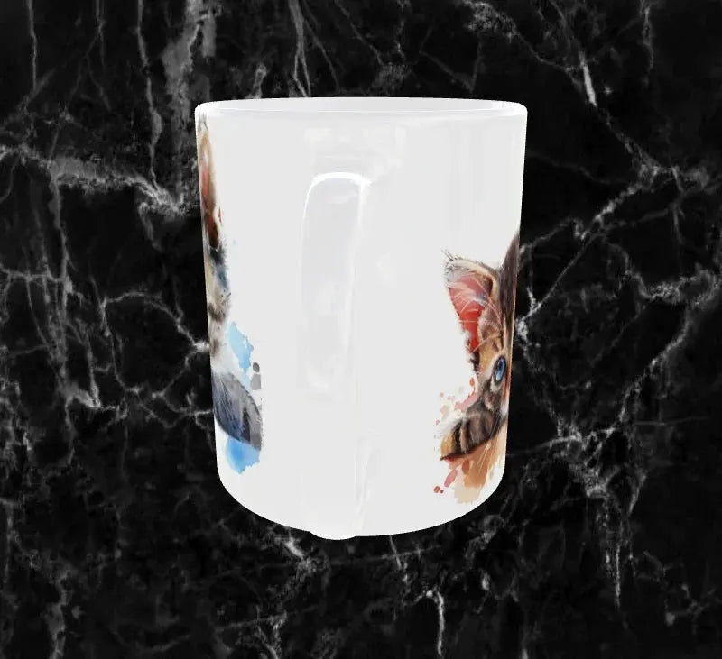 🌟 Mug Trio de Chatons – Trois Bébés Chats Attendus, Pattes Posées & Regard Doux Sublimation Store