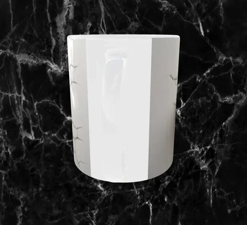 ❤️🔥Mug Cœurs en Éclat – Rouge Vif & Craquelures Blanches Sublimation Store