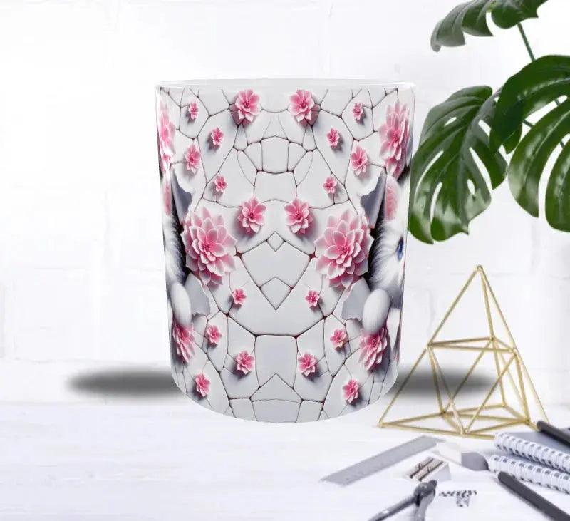 Mug Sublimation – Chaton Magique au Mur Fleuris Sublimation Store
