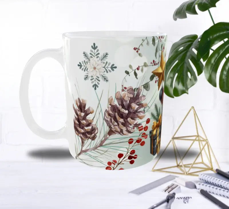 Mug Gnome de Noël & Montagne de Cadeaux – Magie Festive Sublimation Store