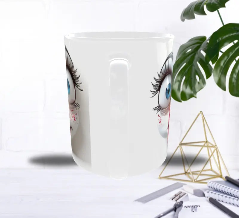 Mug “Crazy Faces” – 3 Visages Fun aux Yeux Exorbitants Sublimation Store