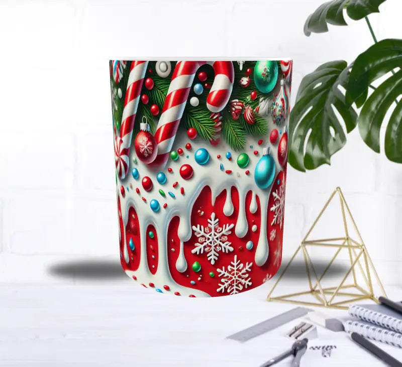 Mug Noël Festif – Décorations Gourmandes & Douceurs Sucrées Sublimation Store
