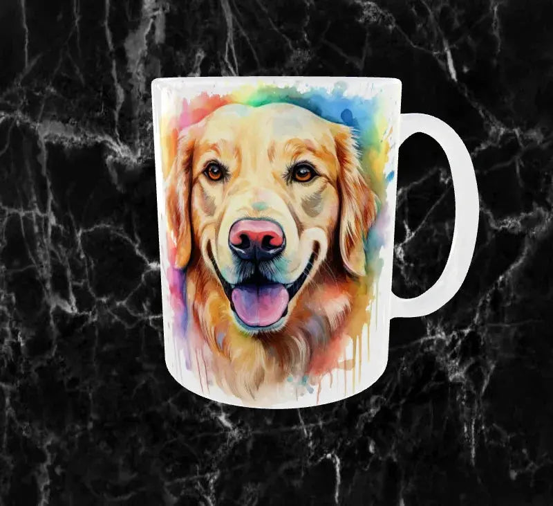 Mug Sublimation Golden Retriever – Cadeau Parfait pour Fans de Chiens 🐶🎨✨ Sublimation Store