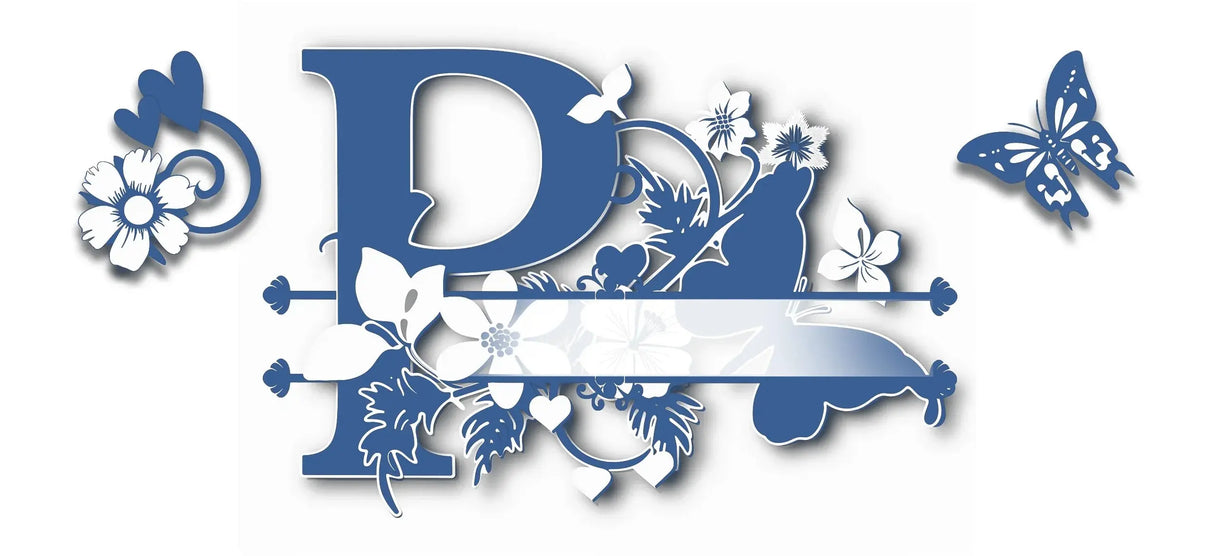 Mug Personnalisé Initiale A–Z – Sublimation Bleue & Prénom au Choix Sublimation Store