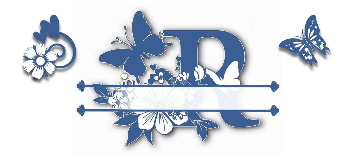 Mug Personnalisé Initiale A–Z – Sublimation Bleue & Prénom au Choix Sublimation Store