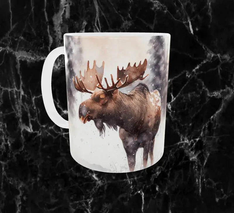 🦌 Mug “Renne Majestueux” – Édition de Noël 🎁 Sublimation Store