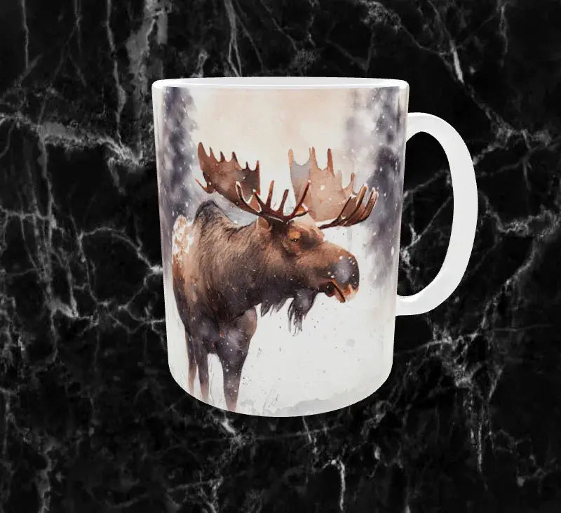 🦌 Mug “Renne Majestueux” – Édition de Noël 🎁 Sublimation Store