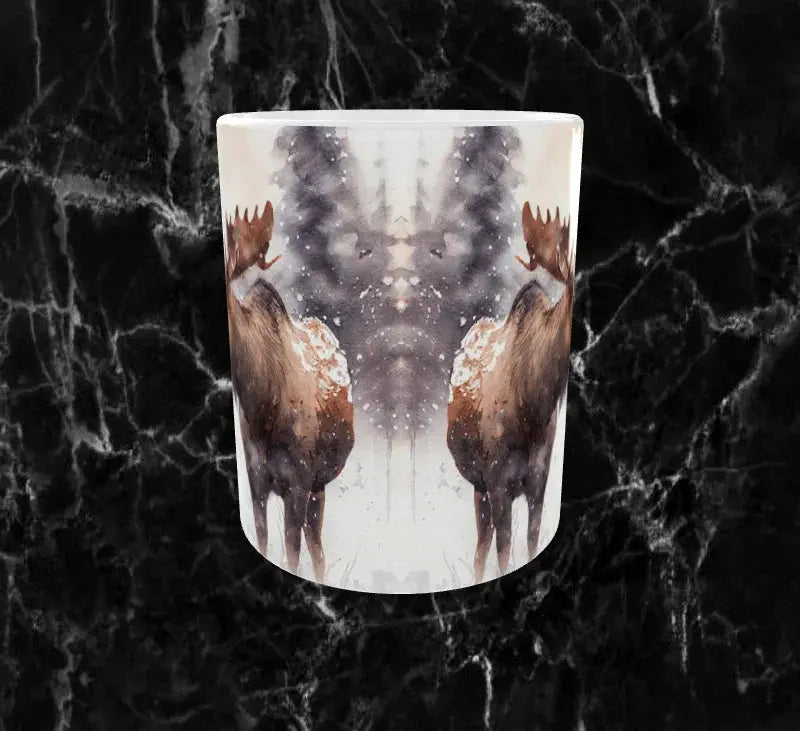 🦌 Mug “Renne Majestueux” – Édition de Noël 🎁 Sublimation Store