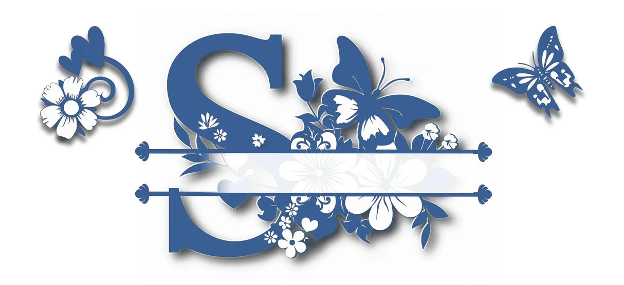 Mug Personnalisé Initiale A–Z – Sublimation Bleue & Prénom au Choix Sublimation Store