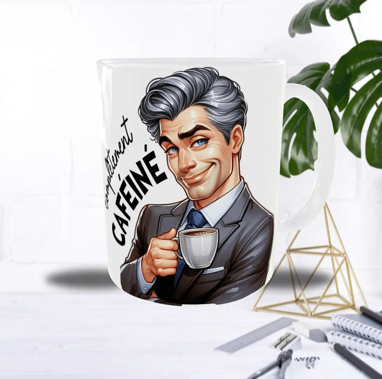 Mug “Avant / Après Café” – Homme 40/50 ans – Recto/Verso Sublimation Store