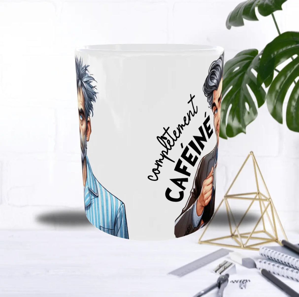 Mug “Avant / Après Café” – Homme 40/50 ans – Recto/Verso Sublimation Store