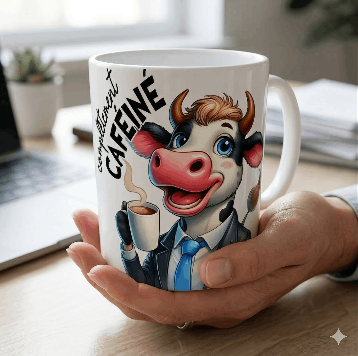 Mug humour vache avant après café – Mug drôle pour amateurs de café Sublimation Store