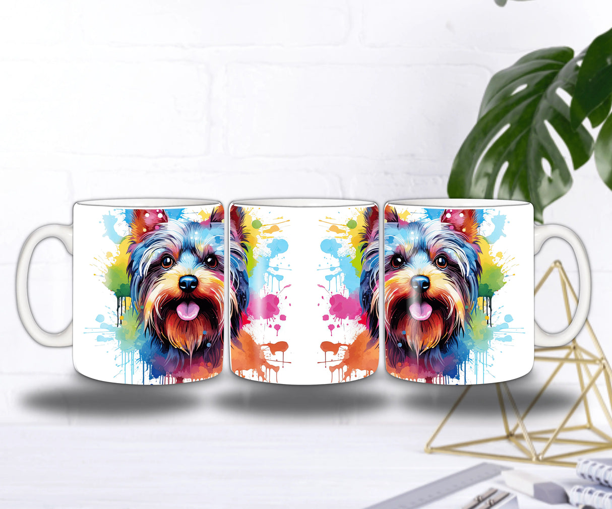 Mug Yorkshire Pop Art – Explosion de Couleurs Vibrantes Sublimation Store