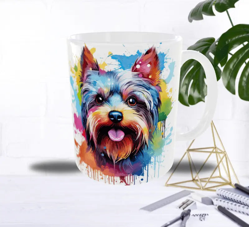 Mug Yorkshire Pop Art – Explosion de Couleurs Vibrantes Sublimation Store