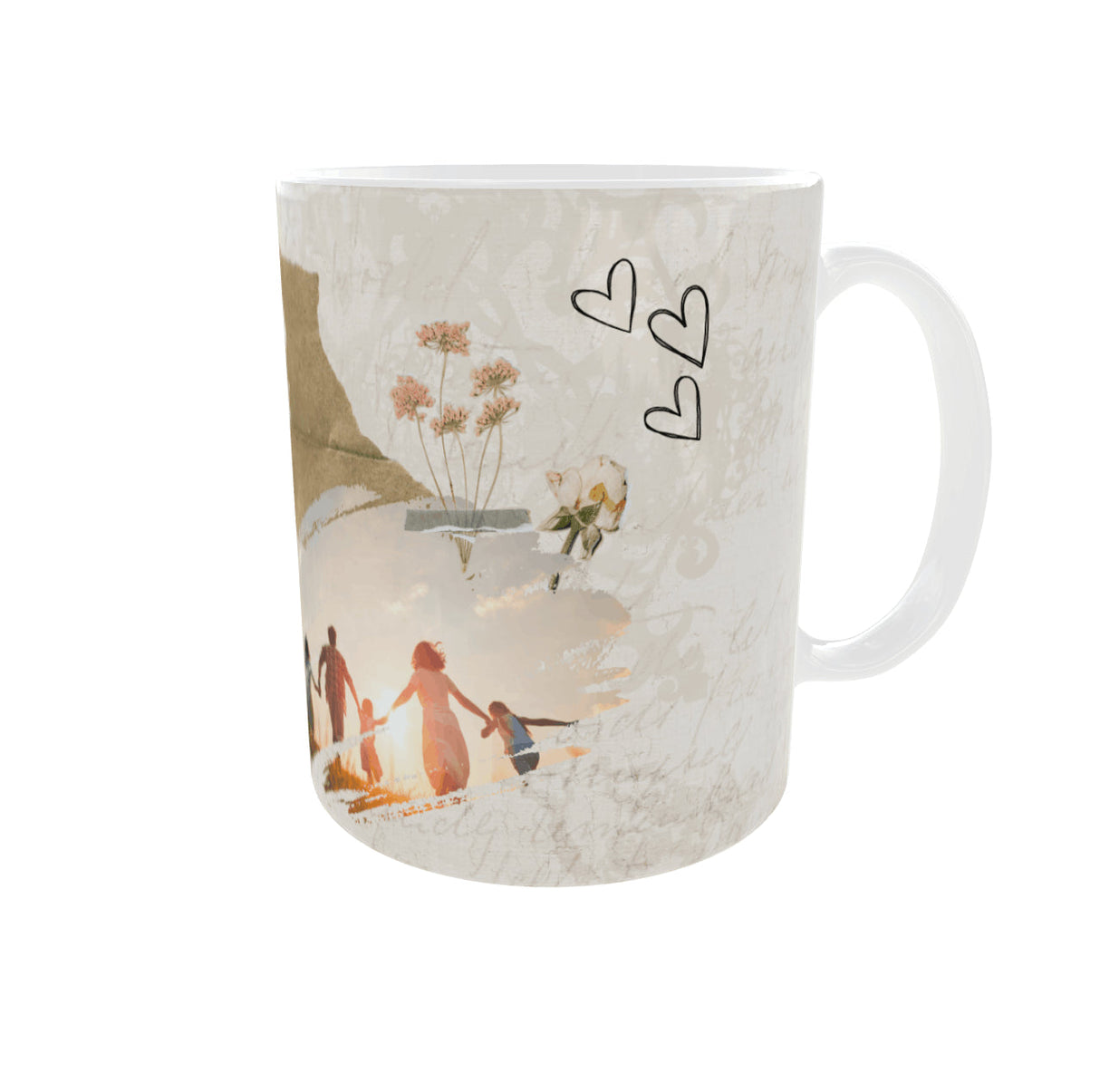 Mug personnalisé 2 photos texte – 11 oz / 325 ml Sublimation Store