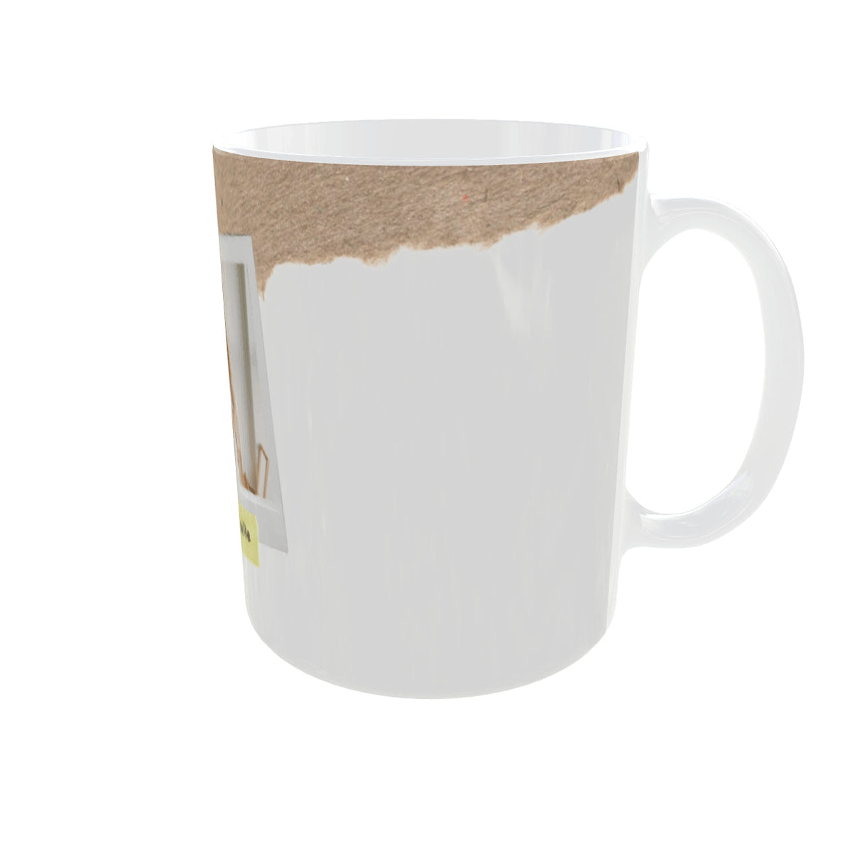 Mug personnalisé photo et texte – Style polaroid souvenir famille (11 oz / 325 ml) Sublimation Store