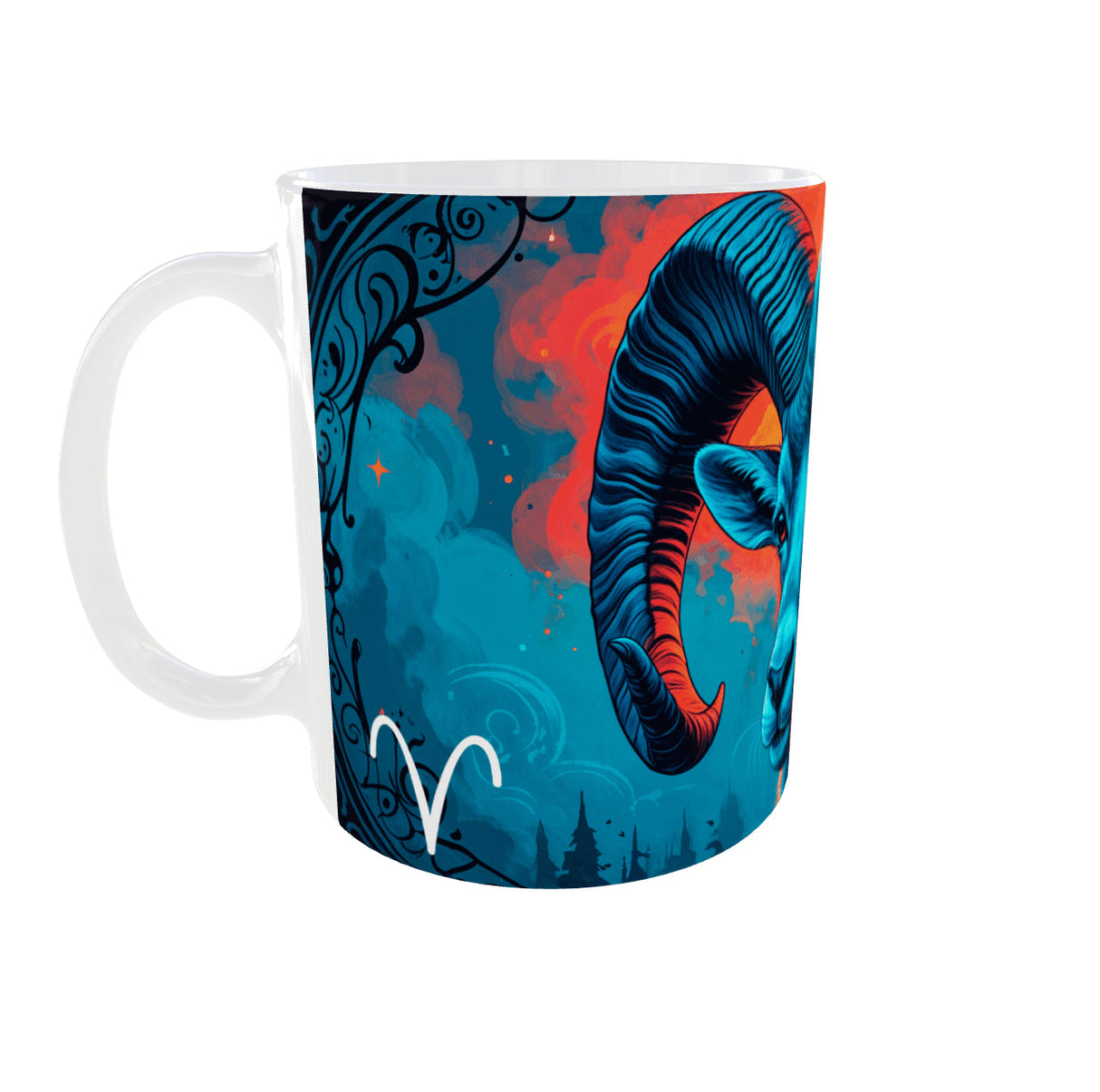 Mug Signe du Zodiaque Bélier 11 oz (325 ml) Sublimation Store