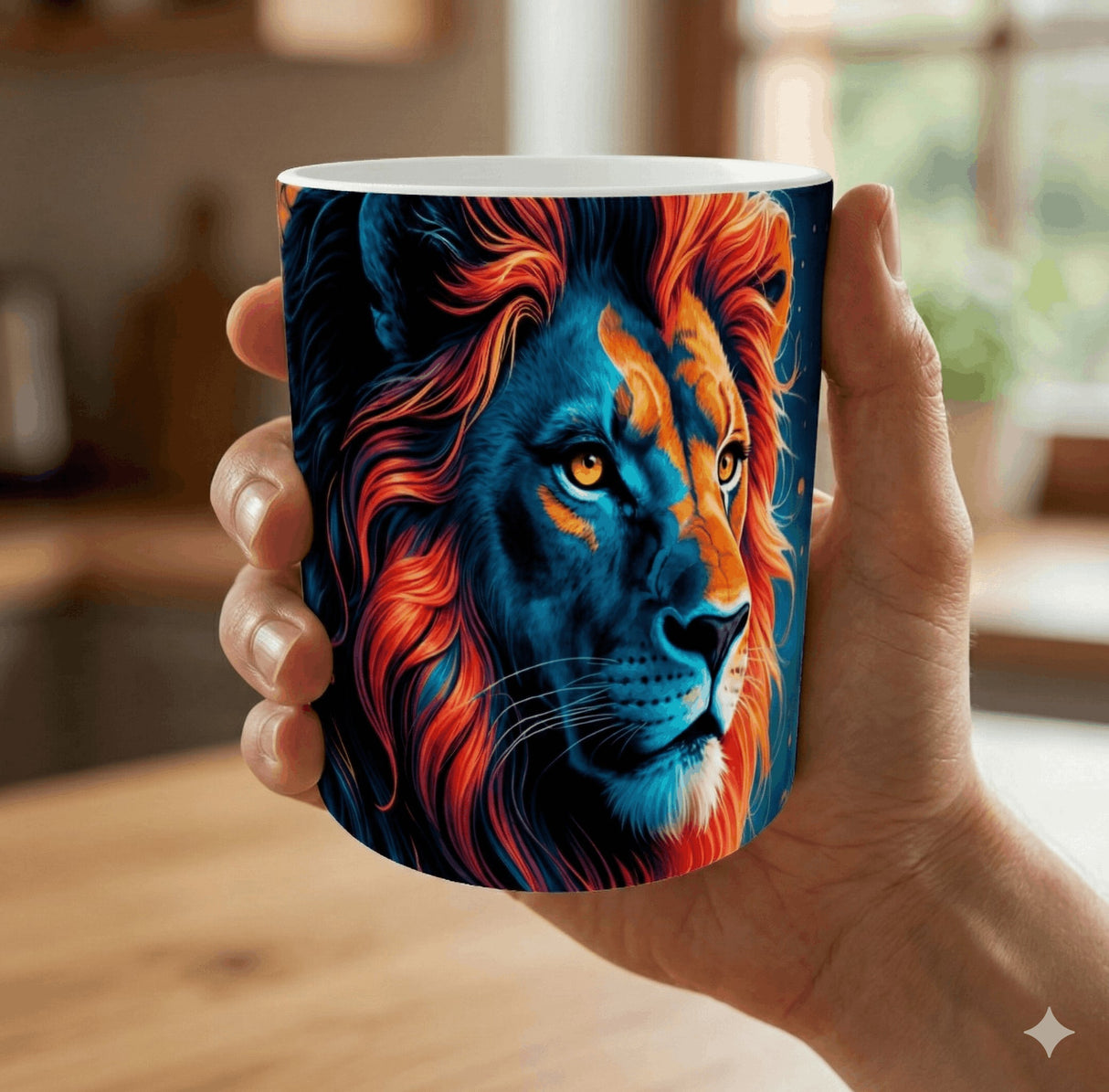 Mug Signe du Zodiaque Lion 11 oz (325 ml) Sublimation Store