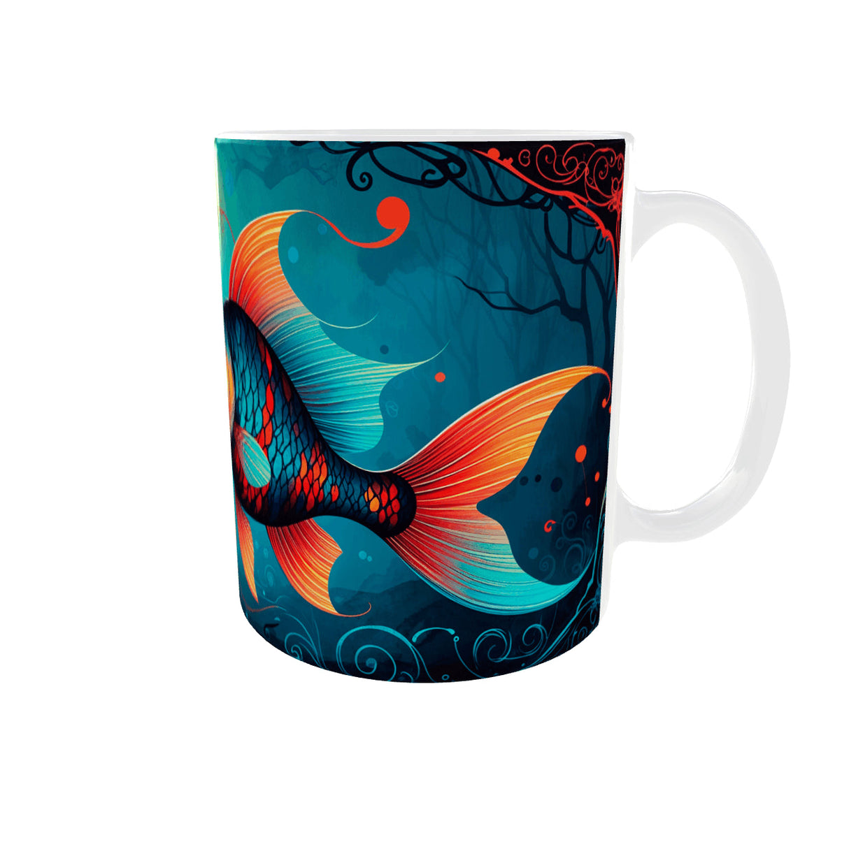 Mug astrologie Poissons rêve aquatique – 11 oz / 325 ml Sublimation Store