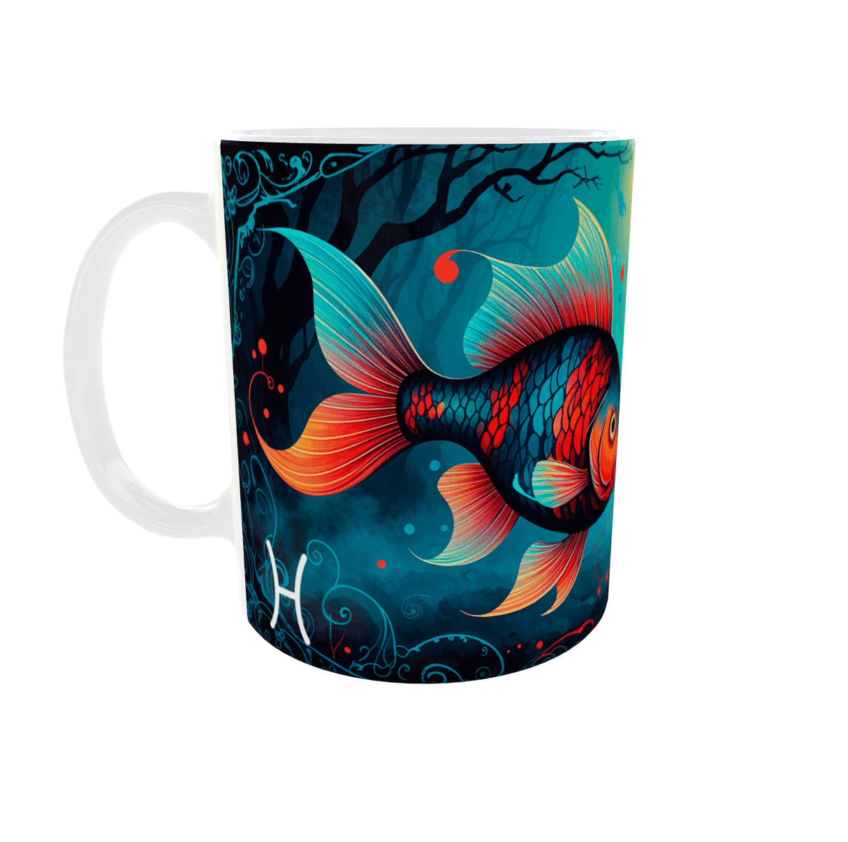 Mug astrologie Poissons rêve aquatique – 11 oz / 325 ml Sublimation Store