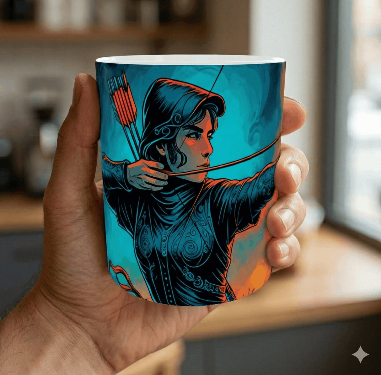 Mug astrologie Sagittaire archer céleste – 11 oz / 325 ml Sublimation Store