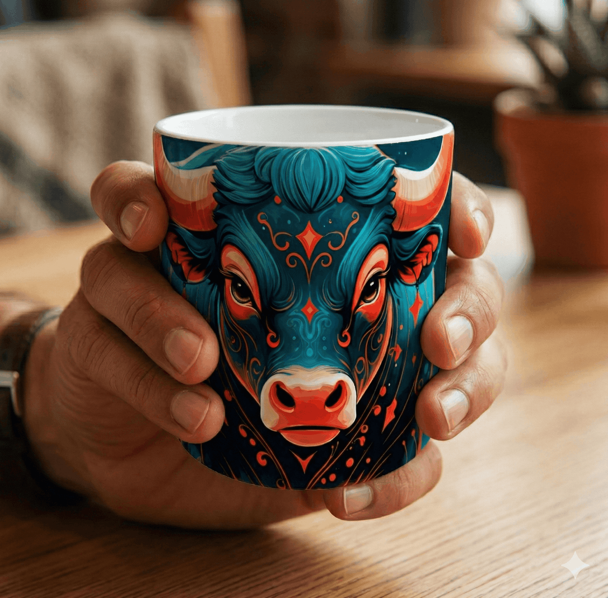 Mug Signe du Zodiaque Taureau 11 oz (325 ml) Sublimation Store