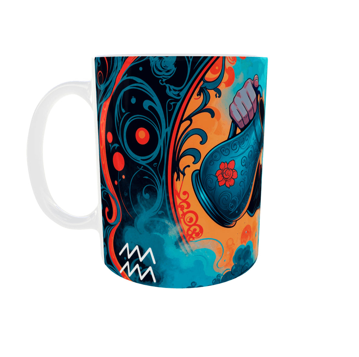 Mug Signe du Zodiaque Verseau 11 oz (325 ml) Sublimation Store