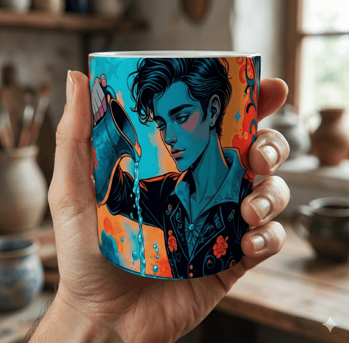 Mug astrologie Verseau vision créative – 11 oz / 325 ml Sublimation Store