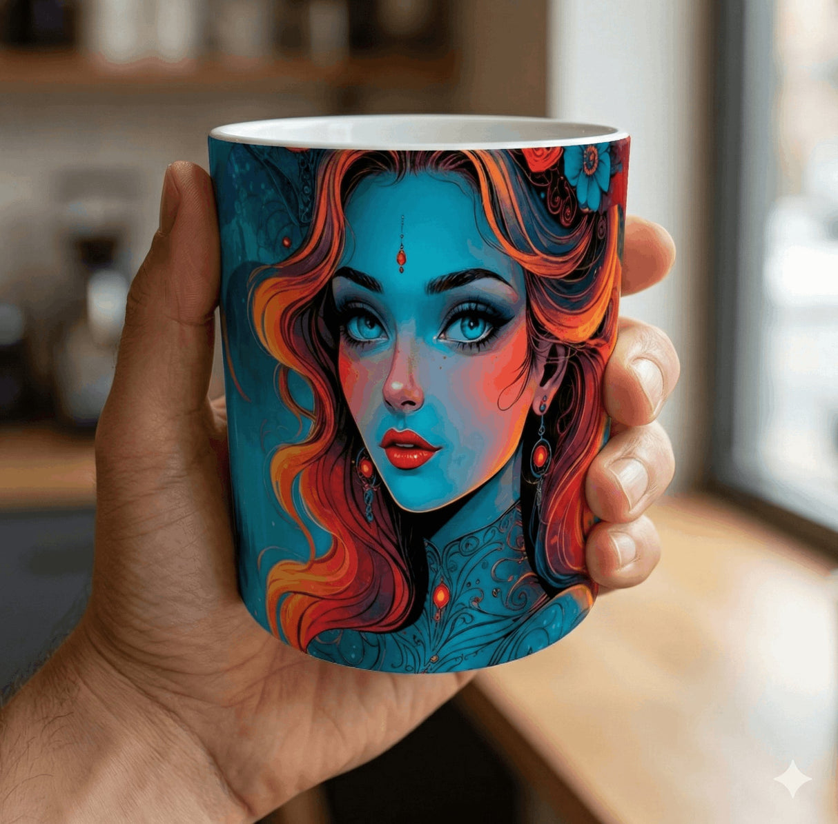 Mug astrologie Vierge élégance céleste – 11 oz / 325 ml Sublimation Store