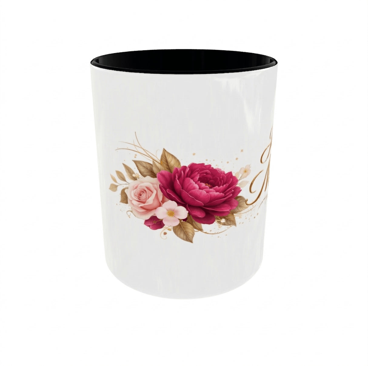 pot crayon je taime maman ceramique interieur noir vue gauche fleurs fete meres