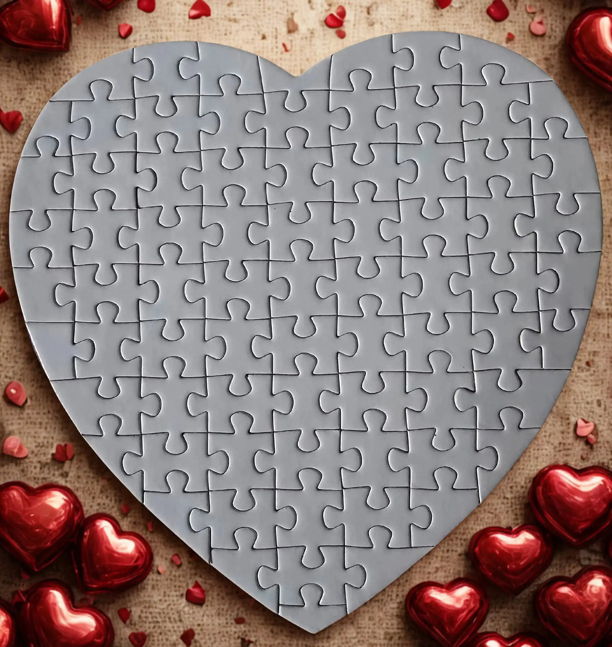 Puzzle "Instants d'Amour" Personnalisé – 75 Pièces (19x19cm) : Le Cadeau Romantique Unique Sublimation Store
