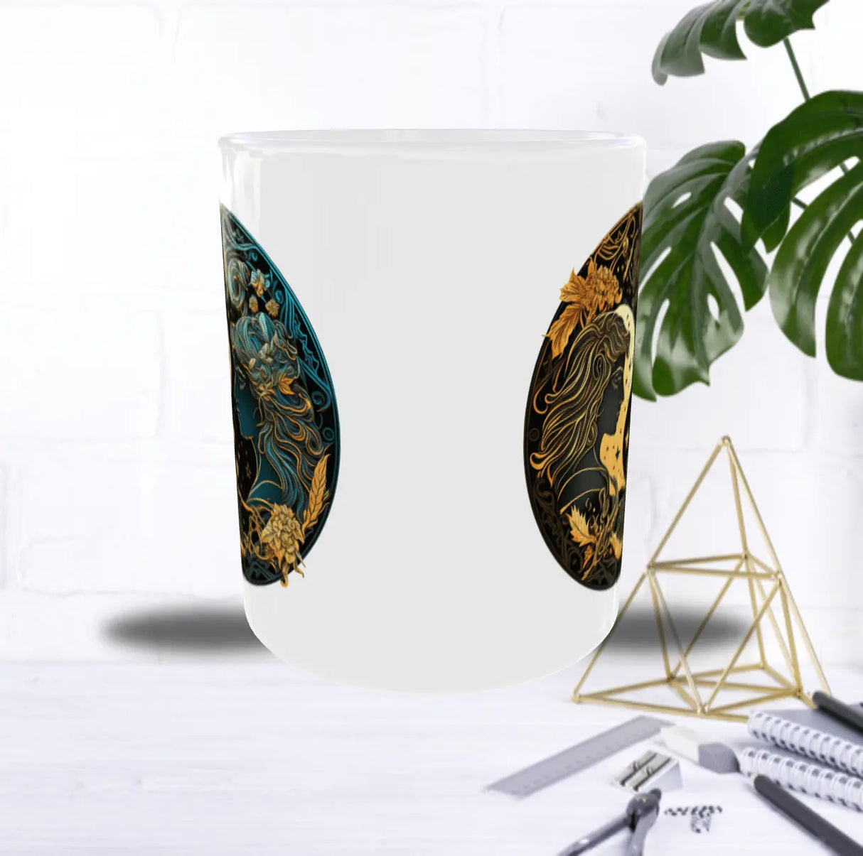 Zodiac 1 – Mug Gémeaux | Les Deux Âmes Étoilées Sublimation Store