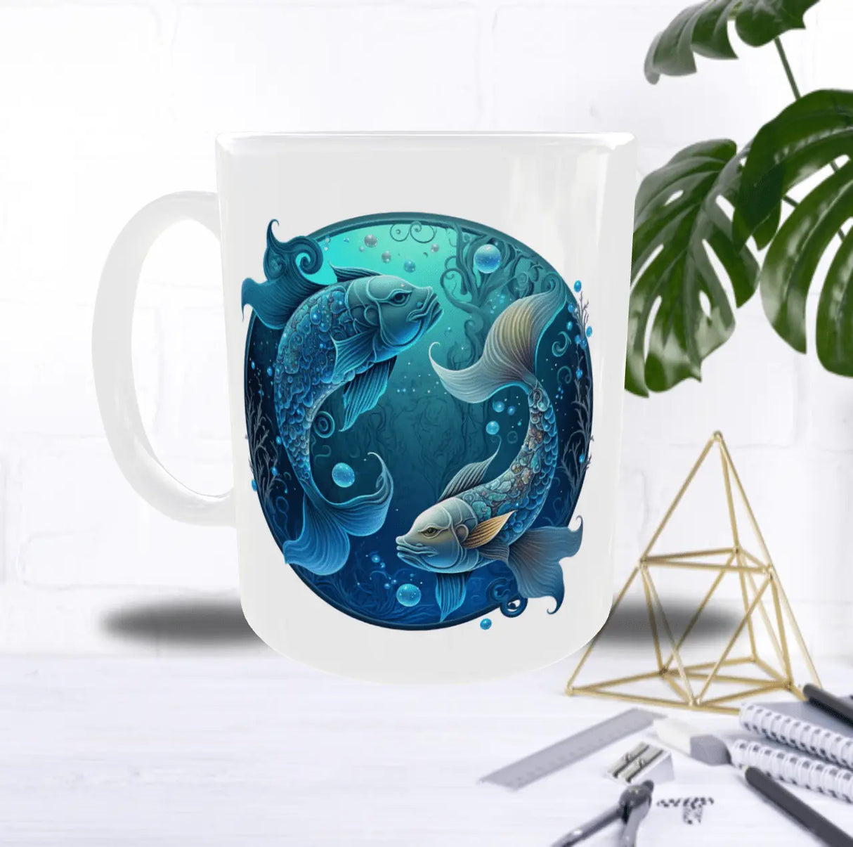 Zodiac 1 – Mug Poissons | Le Rêve des Profondeurs Sublimation Store