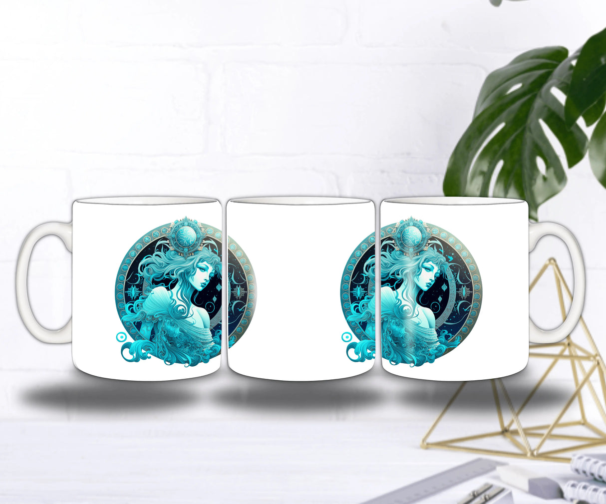 Zodiac 1 – Mug Verseau | L’Esprit Libre des Étoiles Sublimation Store