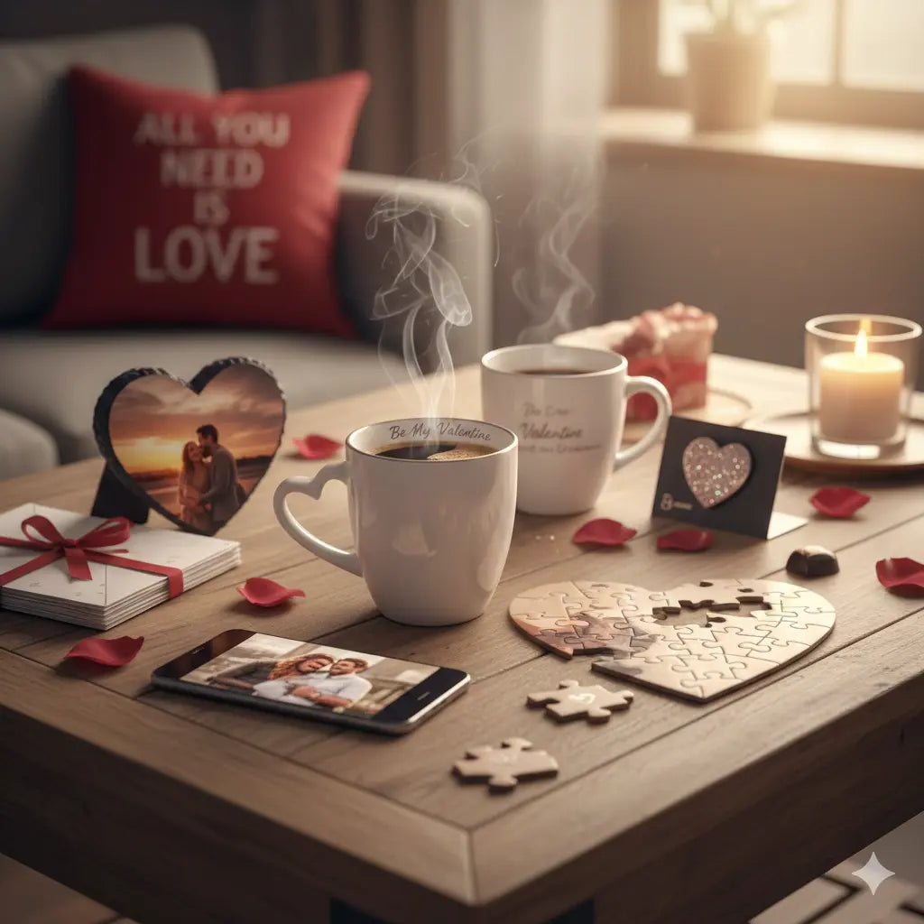 Saint-Valentin 2026 : 6 Idées Cadeaux Personnalisés pour Faire Battre son Cœur 💖 Sublimation Store