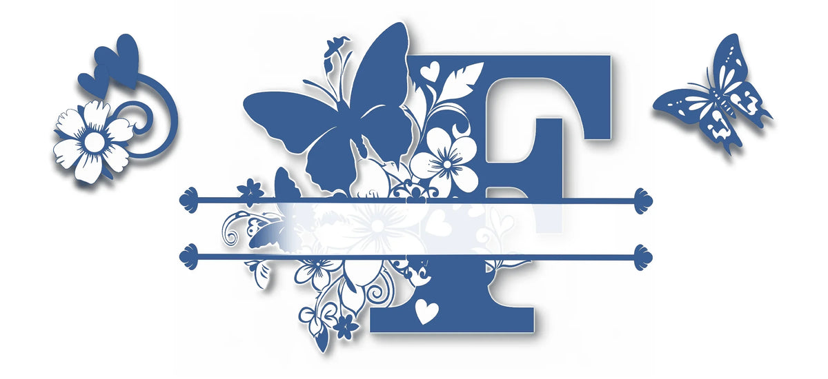 Mug Personnalisé Initiale A–Z – Sublimation Bleue & Prénom au Choix