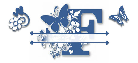 Mug Personnalisé Initiale A–Z – Sublimation Bleue & Prénom au Choix Sublimation Store