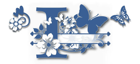 Mug Personnalisé Initiale A–Z – Sublimation Bleue & Prénom au Choix Sublimation Store