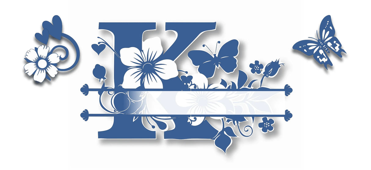 Mug Personnalisé Initiale A–Z – Sublimation Bleue & Prénom au Choix