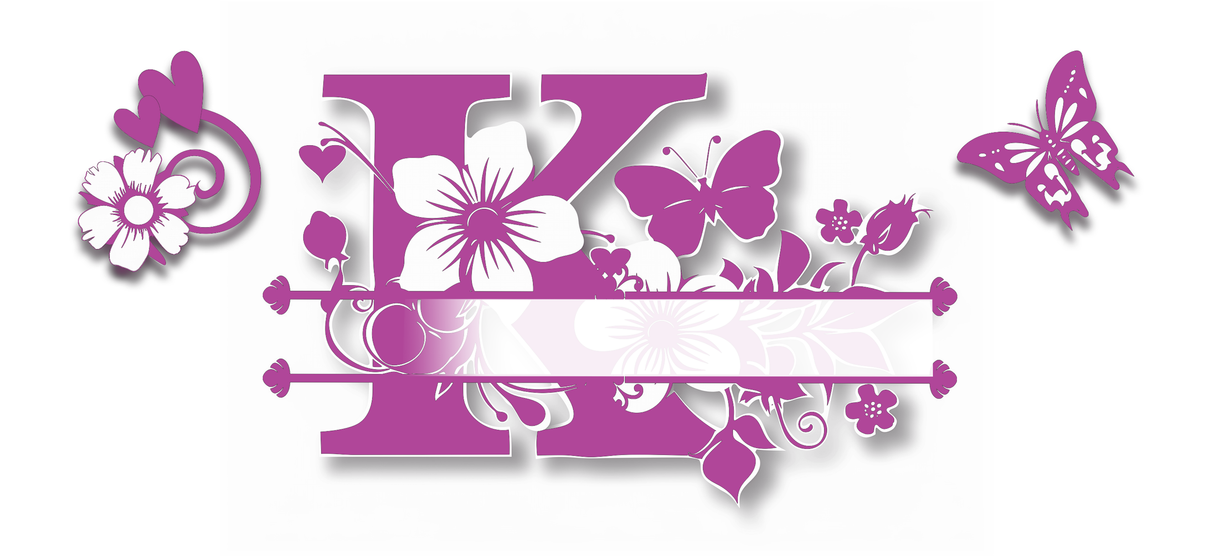 Mug Personnalisé Initiale A–Z – Floral Rose/Violet & Prénom au Choix