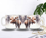 🦌 Mug “Renne Majestueux” – Édition de Noël 🎁