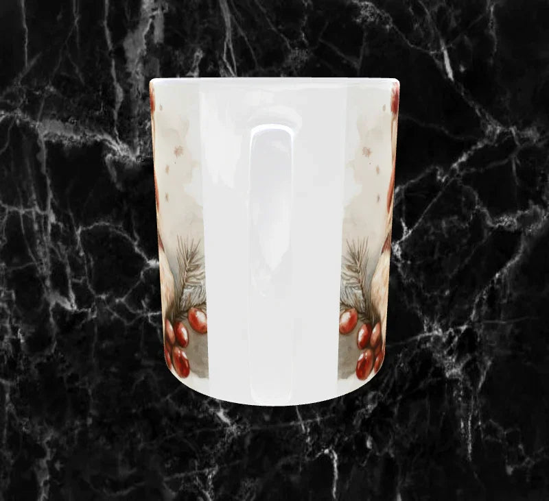 🐱❄️ Mug de Noël – Chat Douillet & Lait Chaud