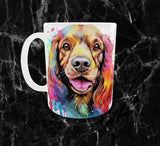Mug Sublimation – Cocker Anglais Arc-en-Ciel & Sourire Radieux