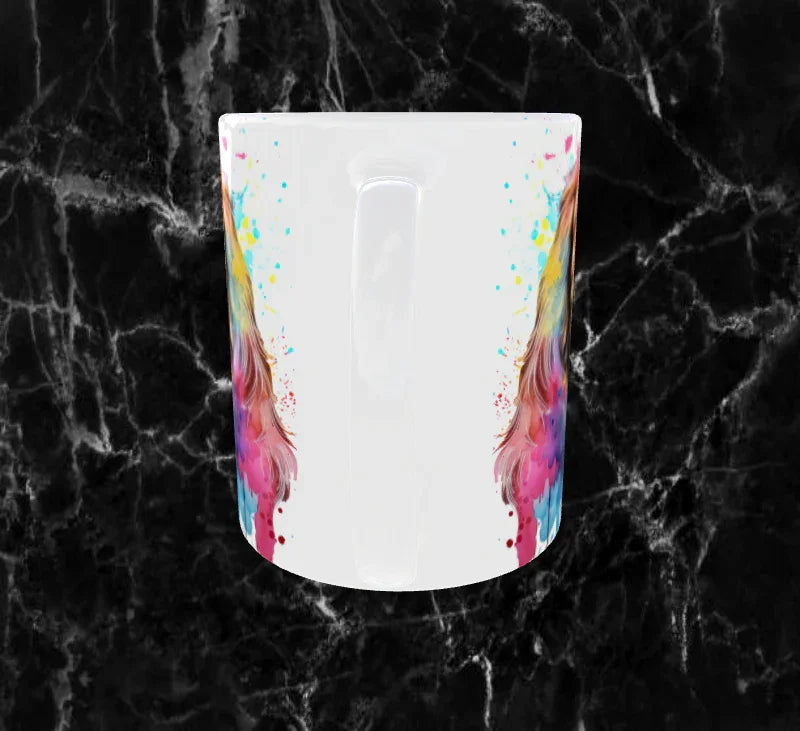 Mug Sublimation – Cocker Anglais Arc-en-Ciel & Sourire Radieux