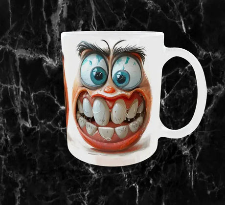 Mug Humour – Les Trois Grimaces Déjantées (Visages Expressifs & Dents XXL) Sublimation Store